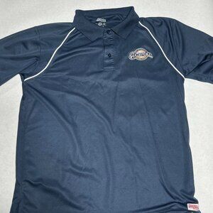 Stitches Brand Milwaukee Brewers collared shirt size Large